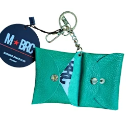 PORTACHIAVI CON PORTA MONETE VERDE