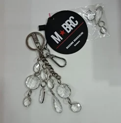 PORTACHIAVI PIETRE STRASS TRASPARENTI