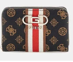 PORTAFOGLI NELKA MOCHA LOGO