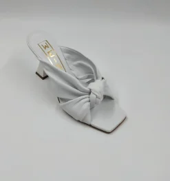 SANDALI BIANCO PELLE MORBIDA