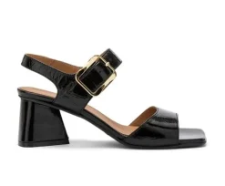 SANDALI CARRY CITY PELLE LUCIDA NERO