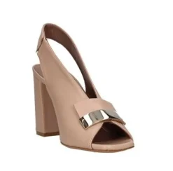 SANDALI CON APPLICAZIONE METALLICA