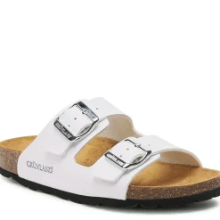 SANDALI DOPPIA FIBBIA BIANCO