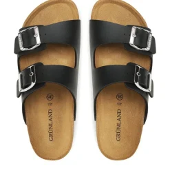 SANDALI DOPPIA FIBBIA NERO