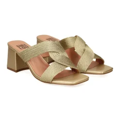 SANDALI ELLIE INTRECCIO GOLD