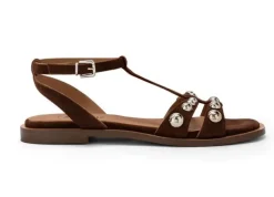 SANDALI ETOILE BOULES CAFFE