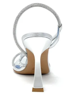 SANDALI FASCIA STRASS ARGENTO