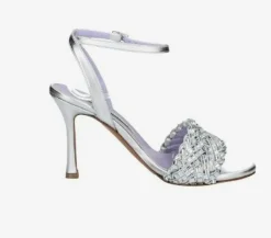 SANDALI FASCIA STRASS ARGENTO