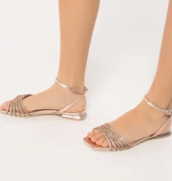 SANDALI FLAT FASCE STRASS PHARD