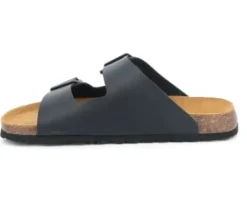 SANDALI GRUNLAND BOBO DOPPIA FIBBIA NERO