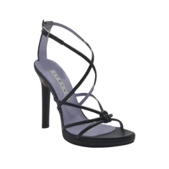 SANDALI INTRECCI NERI