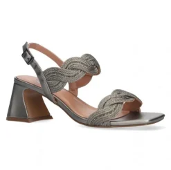 SANDALI LARA TRECCIA ARGENTO