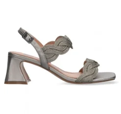 SANDALI LARA TRECCIA ARGENTO