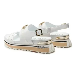 SANDALI MAXI WONDER MINI BORCHIE BIANCO