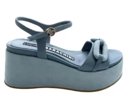 SANDALI PELLE APPLICAZIONE CATENA PLATFORM