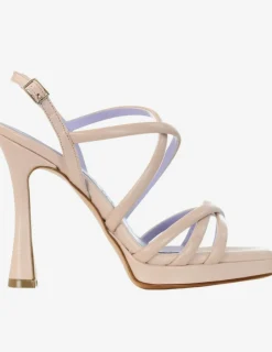 SANDALI PELLE CIPRIA INTRECCIO