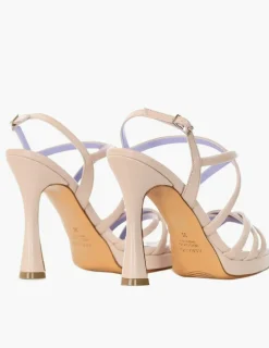 SANDALI PELLE CIPRIA INTRECCIO