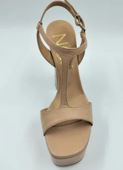 SANDALI PELLE MAX PLATFORM