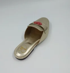 SANDALI SABOT PLATINO