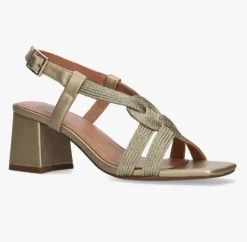SANDALI SETSUKO INTRECCIO ORO