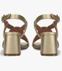 SANDALI SETSUKO INTRECCIO ORO