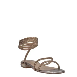 SANDALI TOVINO STRASS BRONZO