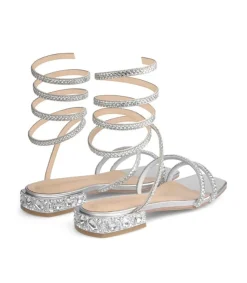 SANDALI TOVINO STRASS SILVER