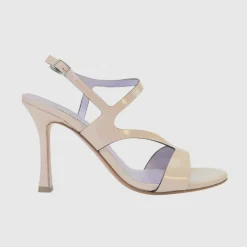 SANDALI VERNICE NUDE