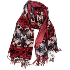 SCIARPE FANTASY ROSSO