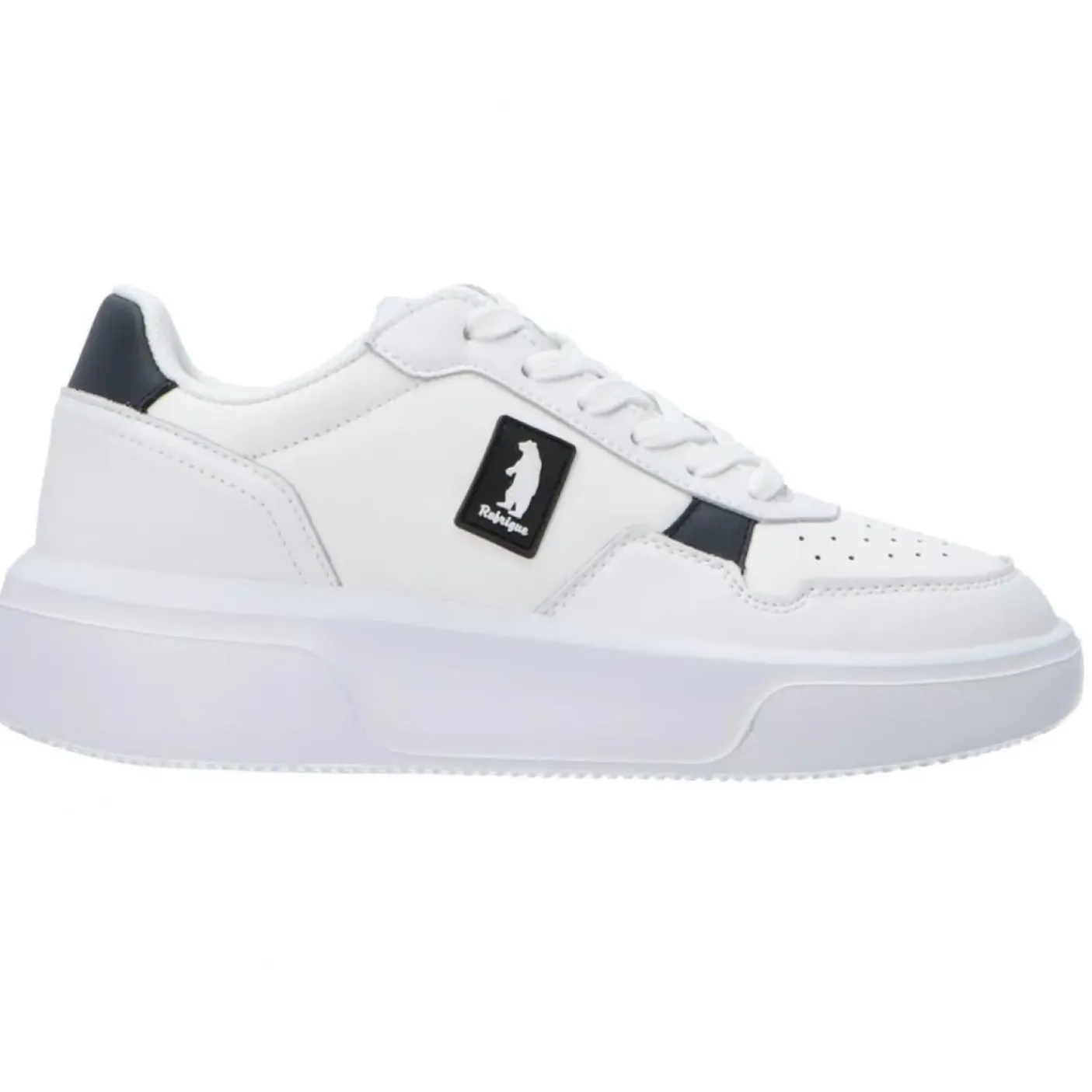 SNEAKERS BIANCA DETTAGLI BLU