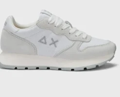 SNEAKERS ALLY GLITTER TEXTILE SUN68 BIANCO