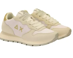 SNEAKERS ALLY GOLD SILVER SUN68 WHITE