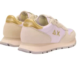 SNEAKERS ALLY GOLD SILVER SUN68 WHITE