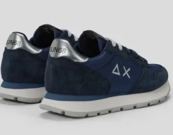 SNEAKERS ALLY GOLD SILVER NAVY BLUE