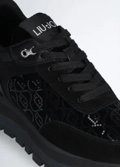 SNEAKERS AMAZING 24 RASO E SUEDE NERO