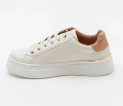 SNEAKERS APPLICAZIONE METALLICA ORO