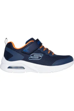 SNEAKERS BAMBINO SKECHERS NERO SELECTORS RESET ACHIEVED BLU