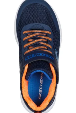 SNEAKERS BAMBINO SKECHERS NERO SELECTORS RESET ACHIEVED BLU