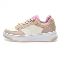 SNEAKERS BRIDGET FINITURE SPUGNA ROSA
