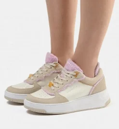 SNEAKERS BRIDGET FINITURE SPUGNA ROSA