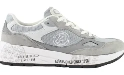 SNEAKERS CAMOSCIO TESSUTO GRIGIO