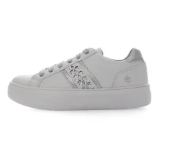 SNEAKERS CON DECORI LATERALI SILVER