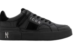 SNEAKERS CON DETTAGLI CONTRASTO NERO