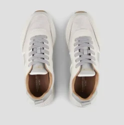 SNEAKERS ECO-DOVER MAN ALEXANDER SMITH WHITE LIGHT GREY