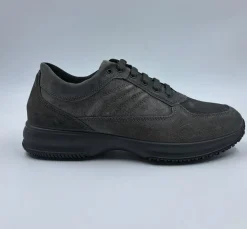 SNEAKERS FLESSIBILI CAMOSCIO GRIGIO