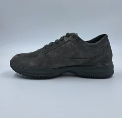SNEAKERS FLESSIBILI CAMOSCIO GRIGIO