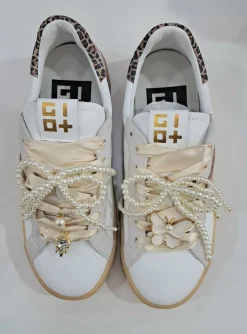 SNEAKERS GIO+ CASUAL CHIC DETTAGLI CHARMS PERLE