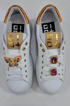 SNEAKERS GIO+ COMBI FARFALLA DETTAGLI CHARMS