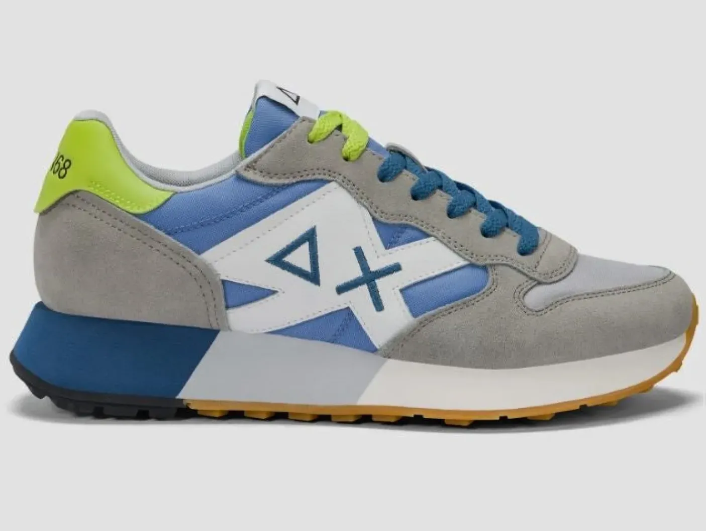 SNEAKERS JAKI 2.0 BICOLOR SUN68 GRIGIO CHIARO