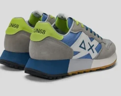 SNEAKERS JAKI 2.0 BICOLOR SUN68 GRIGIO CHIARO